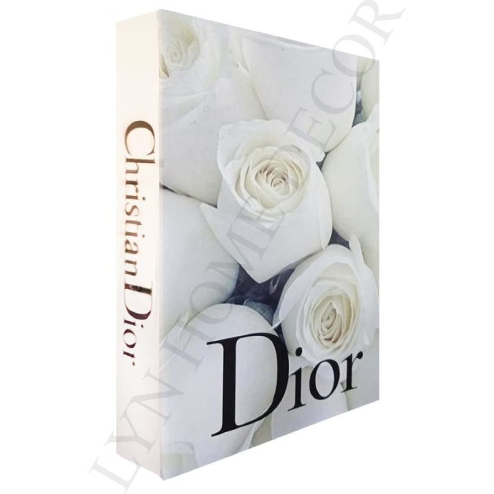 Lyn Home & Decor Dior Beyaz Güller Dekoratif Kitap Kutu - Renkli Eşya Saklama Kutusu Fiyatı