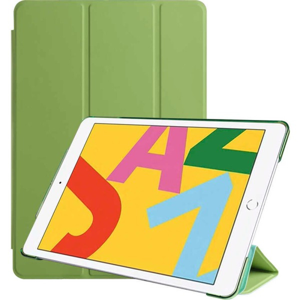 Lyon Tech Apple iPad 10.2 2021 (9.nesil) Zore Smart Cover Standlı 1-1 Kılıf - Yeşil Tablet Kılıfı Fiyatı