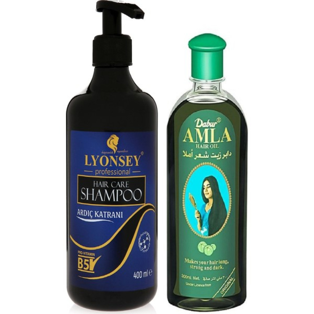 Lyonsey Ardıç Katranı Şampuanı 400 ml + Dabur Amla Saç Bakım Yağı 200 ml Şampuan ve Saç Kremi Fiyatı