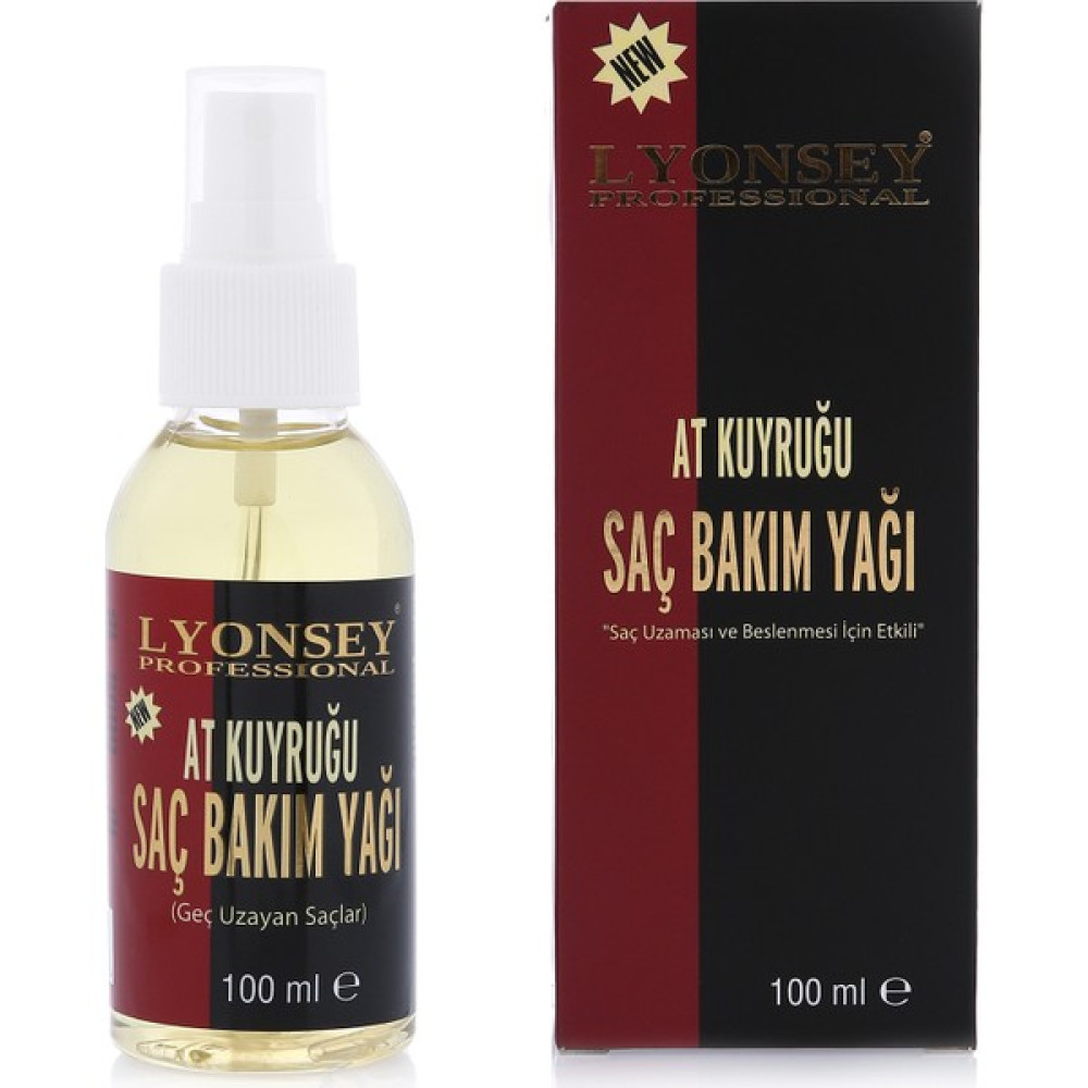 Lyonsey At Kuyruğu Saç Bakım Yağı 100 ml Saç Bakım Maskeleri & Serumlar & Spreyler Fiyatı