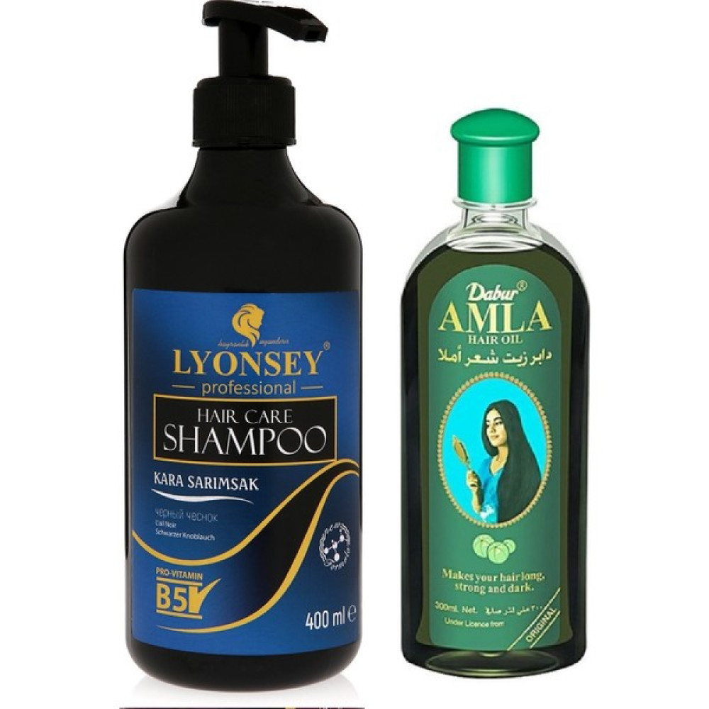Lyonsey Kara Sarımsak Şampuanı 400 ml - Dabur Amla Saç Bakım Yağı 200 ml Şampuan ve Saç Kremi Fiyatı