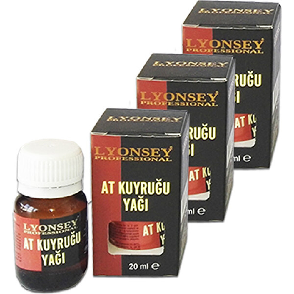 Lyonsey Professional At Kuyruğu Yağı 20 ml 3 Adet - Geç Uzayan Saçlara Sağlıklı Bitkisel Çözüm Sabunlar Fiyatı