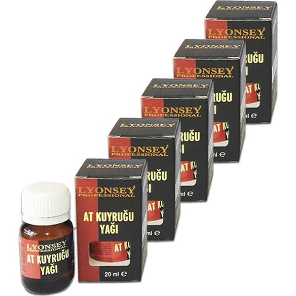 Lyonsey Professional At Kuyruğu Yağı 20 ml 5 Adet Saç Bakım Maskeleri & Serumlar & Spreyler Fiyatı