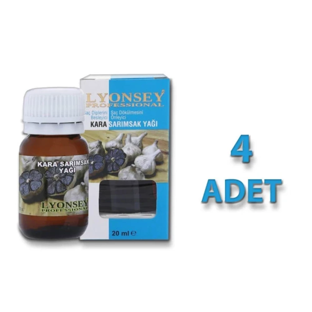 Lyonsey Professional Kara Sarimsak Yagi 20 Ml X 4 Adet Saç Şekillendirici Sprey Fiyatı