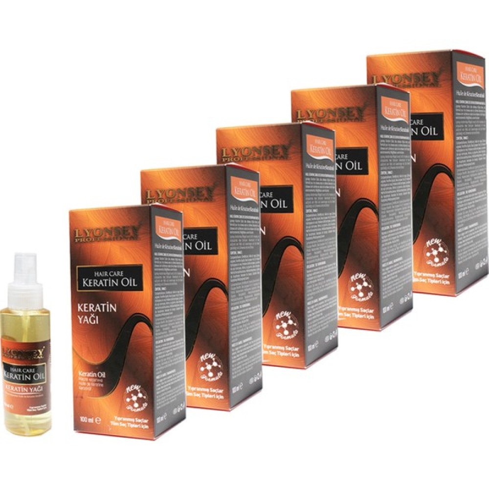 Lyonsey Professional Keratin Saç Bakım Yağı 100 ml 5 Adet Oto Boyaları Fiyatı