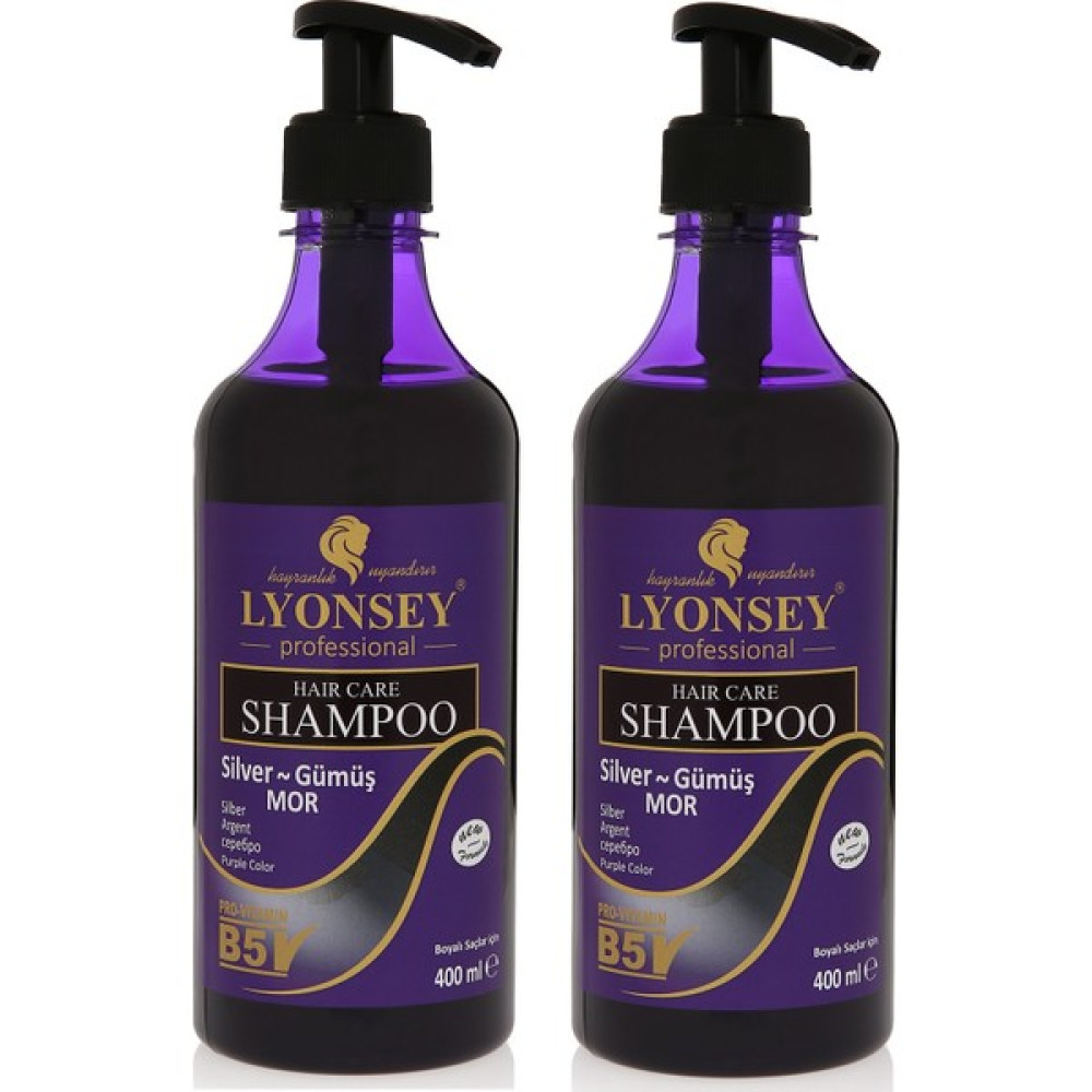 Lyonsey Professional Lyonsey Silver Gümüş Mor Şampuan 400 ml 2 Adet Şampuan ve Saç Kremi Fiyatı