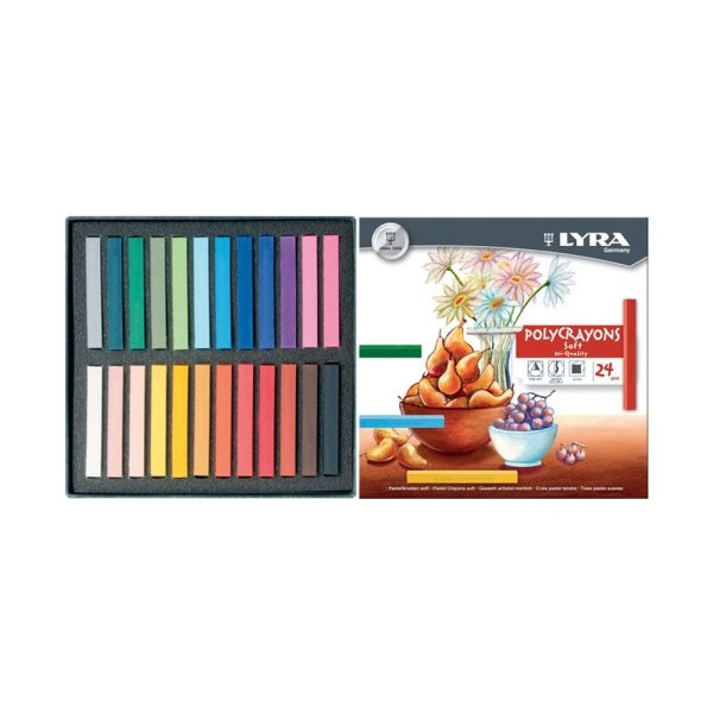 Lyra Polycrayons Soft - Toz Pastel Boya 24 Renk Pastel Boya Fiyatı