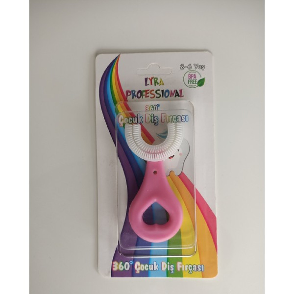 Lyra Professional U Diş Fırçası - U Bebek Diş Fırçası - U Çocuk Diş Fırçası - Pembe Renk Diş Fırçaları Fiyatı