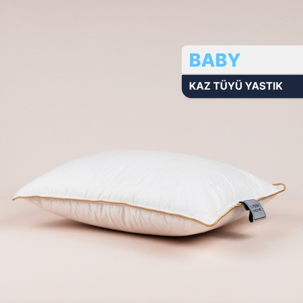 Lyssa Home Baby %100 Kaz Tüyü Dolgulu Bebek Yastık Bebek Yastığı-Kılıfı Fiyatı