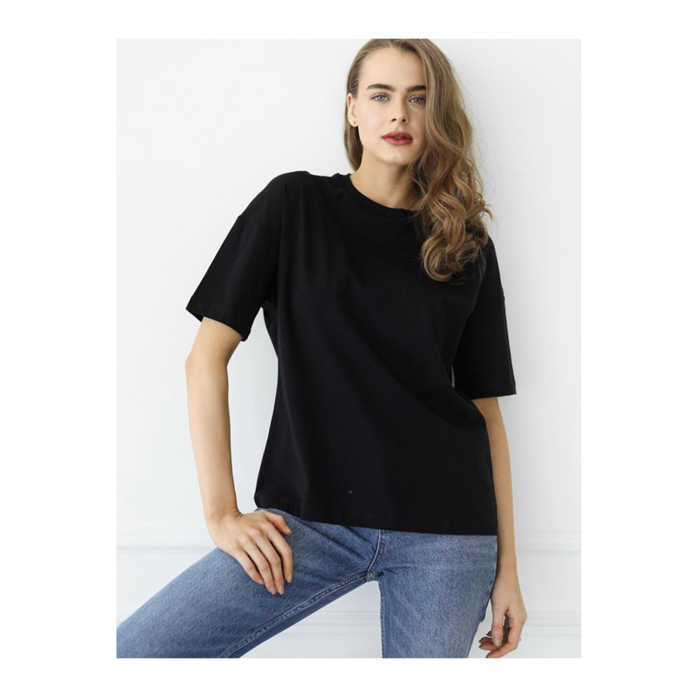LYX Unisex Bisiklet Yaka Basic Oversize T-shirt S Beden Bayan T-shirt Fiyatı