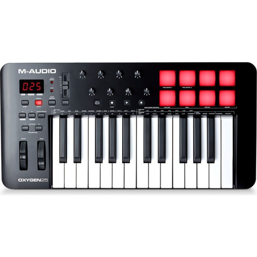 M-Audio Oxygen 25 Mkv Mıdı Klavye - 25 Tuş Stüdyo ve Sahne Ekipmanları Fiyatı