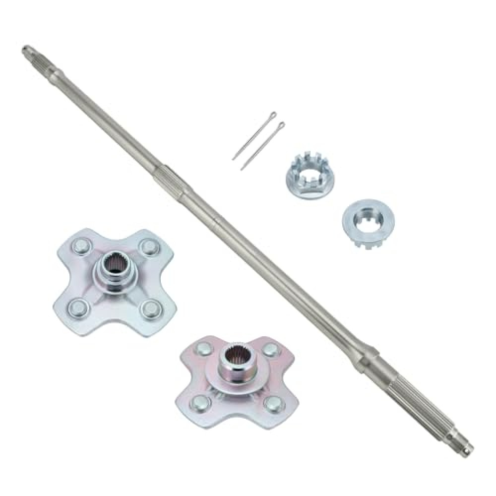 M MATI Rear Axle Shaft & Rear Left&Right Wheel Hub for Honda Rancher 350 400 4x4 2X4 TRX350TE TRX350FM TRX350TM TRX350FE TRX400FA 42311-HN5-672 42620-HN0-670 42610-HN0-670