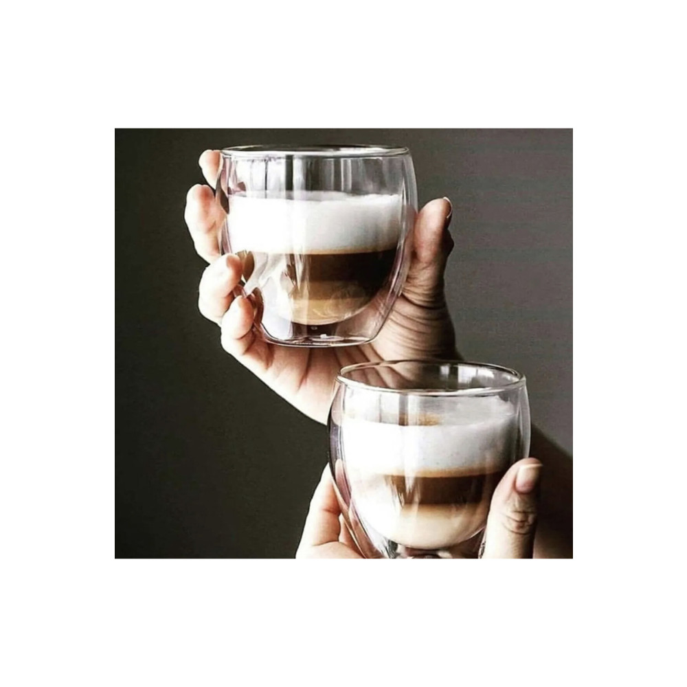 M Mimoza Park Çift Cidarlı Şeffaf Espresso Cam Bardak 250 ml 1 Adet 250ml Ofis Ev Kahve Fincan / Bardak / Kahve Takımı Fiyatı