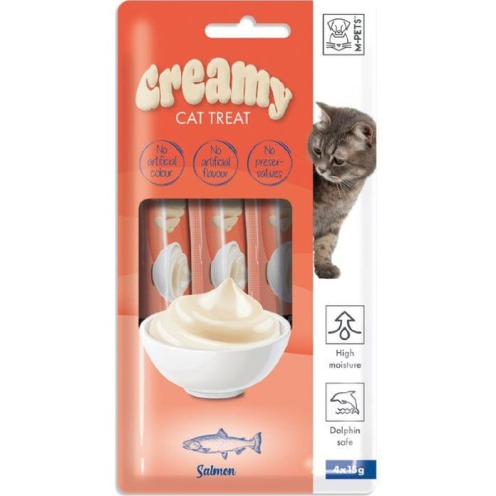 M-Pets Creamy Somon Balıklı Kedi Ödülü Evcil Hayvan Ürünleri Fiyatı