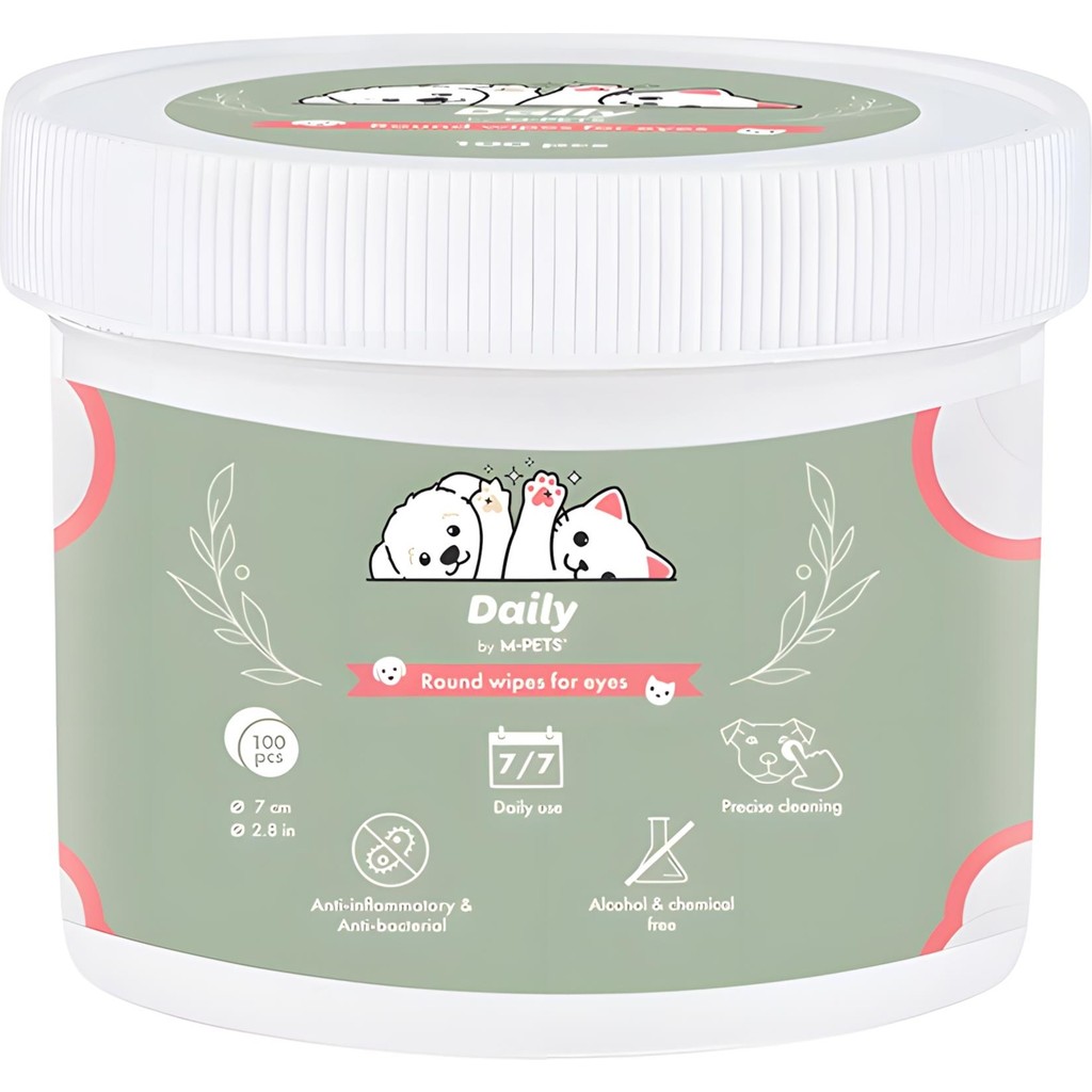 M-Pets Daily Kedi Ve Köpek Göz Çevresi Temizleme Pedi 100lü Diğer Fiyatı