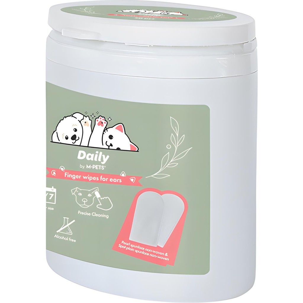 M-Pets Daily Kedi Ve Köpek Kulak Temizliği İçin Parmak Pedi 50li Diğer Fiyatı