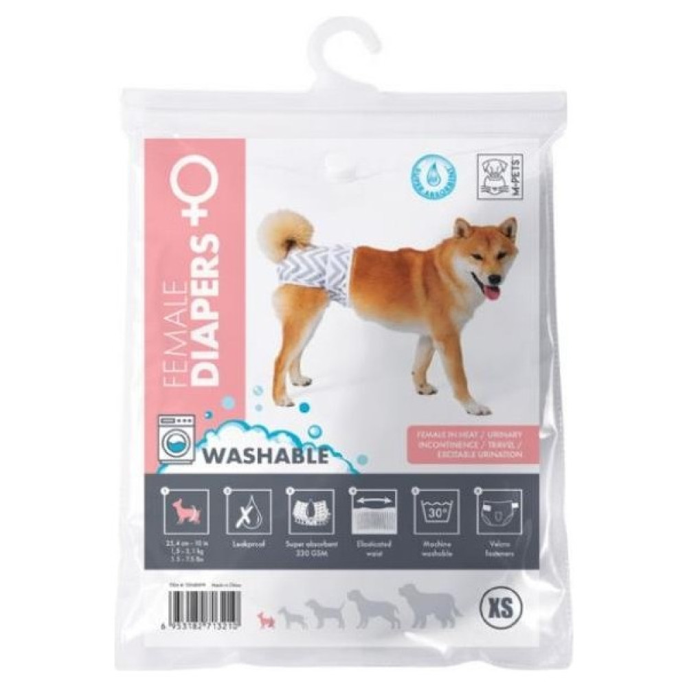 M-Pets Diapers Dişi Köpekler Için Yıkanabilir Külot Xs Evcil Hayvan Ürünleri Fiyatı