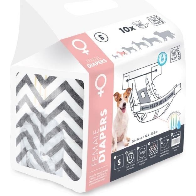 M-Pets M-Pets Diapers Dişi Köpekler Için Külot (S) 10LU Evcil Hayvan Ürünleri Fiyatı