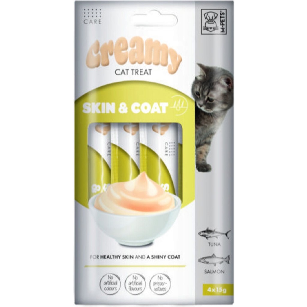 M-Pets Skin & Coat Fonksiyonel Creamy Kedi Ödülü 4X15 gr Evcil Hayvan Ürünleri Fiyatı