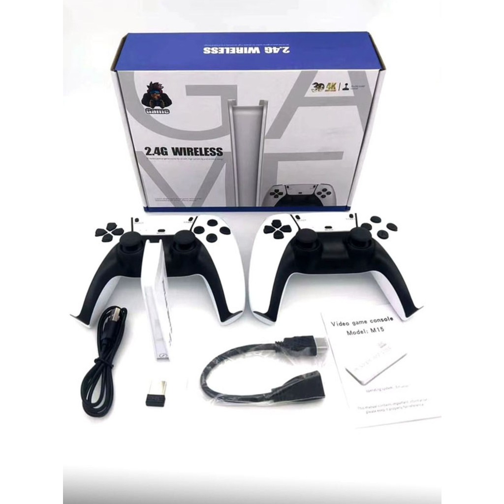 M15 Ultra Çift Kollu Retro Klasik Game Stick | Kablosuz Ps5 Tasarım | 20.000 Yüklü Oyun | Tv HDMI Tak-Çalıştır - 2. Kol, HDMI Kablo - Beyaz Bilgisayar Çevirici ve Adaptörü Fiyatı