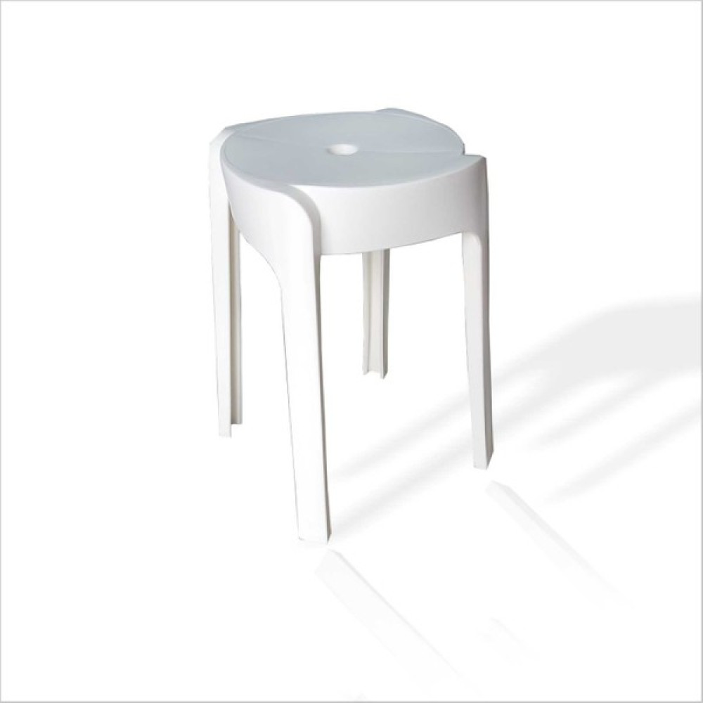 M3 Decorium Büyük Geniş Uzun Sağlam Sert Plastik Kırılmaz Hafif 45 cm Banyo Balkon Bahçe Oturak Tabure Masa - Sandalye & Tabure Fiyatı