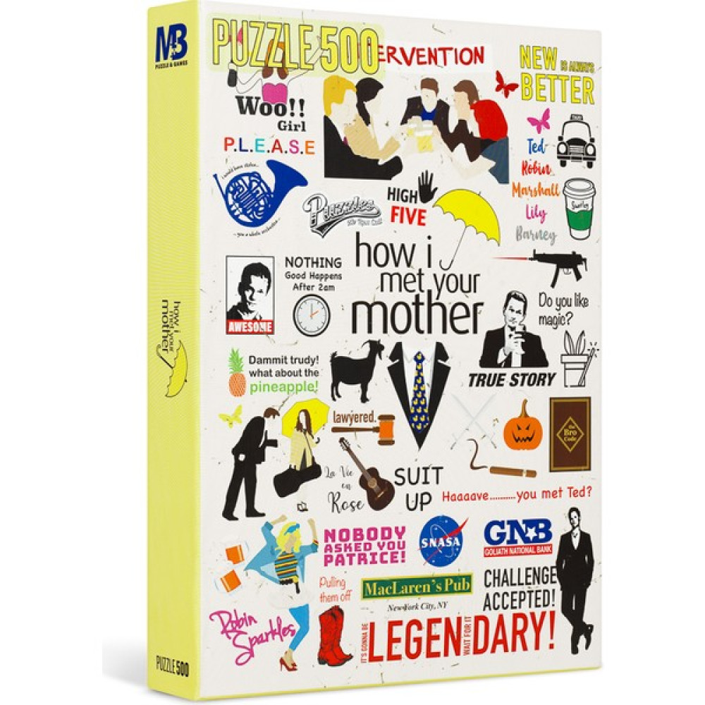 Mabbels How I Met Your Mother 500 Parça Puzzle Puzzle & Aksesuarları Fiyatı