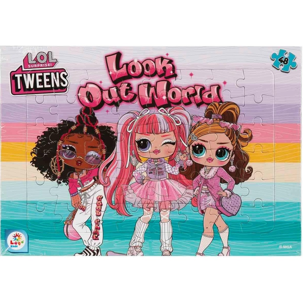 Mabbels Laço Kids Lol 48 Parça Frame Puzzle Lol7596 Anne Bebek Oyuncak Fiyatı