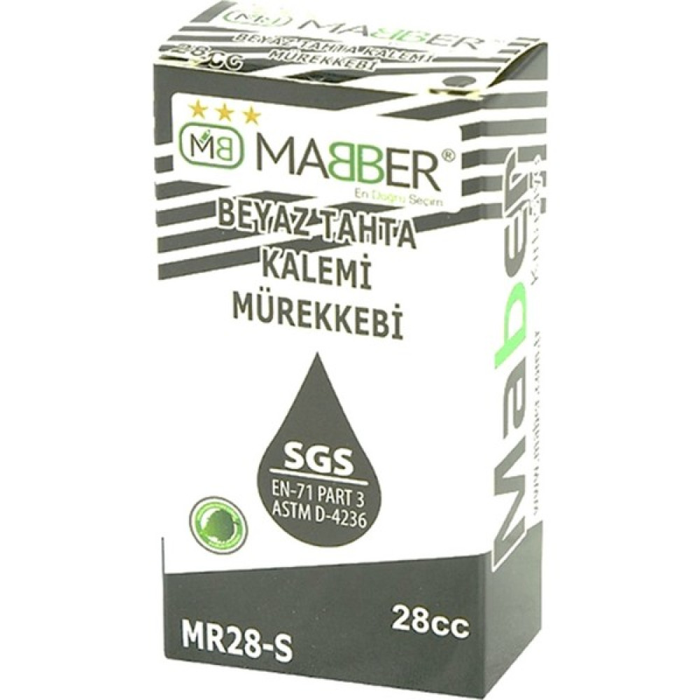 Mabber Beyaz Tahta Kalemi Mürekkebi 100 cc Siyah Yazı Tahtası Kalemi Fiyatı