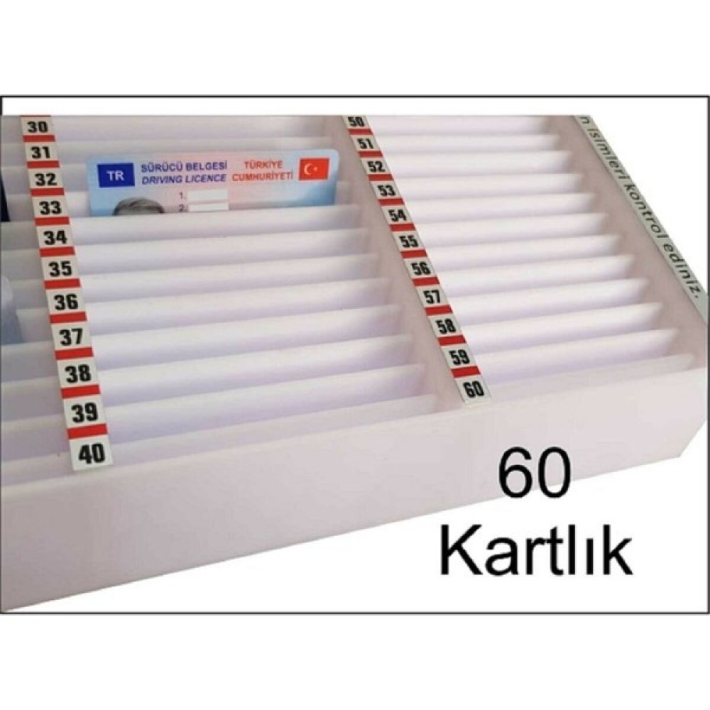 Maben D-06 Maben Ziyaretçi Kart Kutusu 60'lı Kartvizitlik Fiyatı