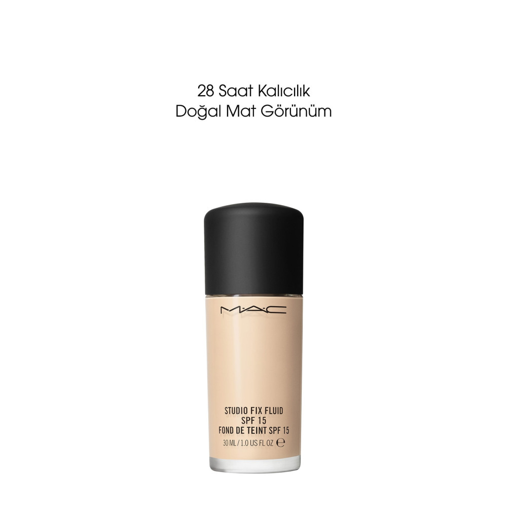 M.A.C Fondöten - Studio Fix Fluid Spf 15 NC10 30 ml 773602421619 Fondötenler Fiyatı