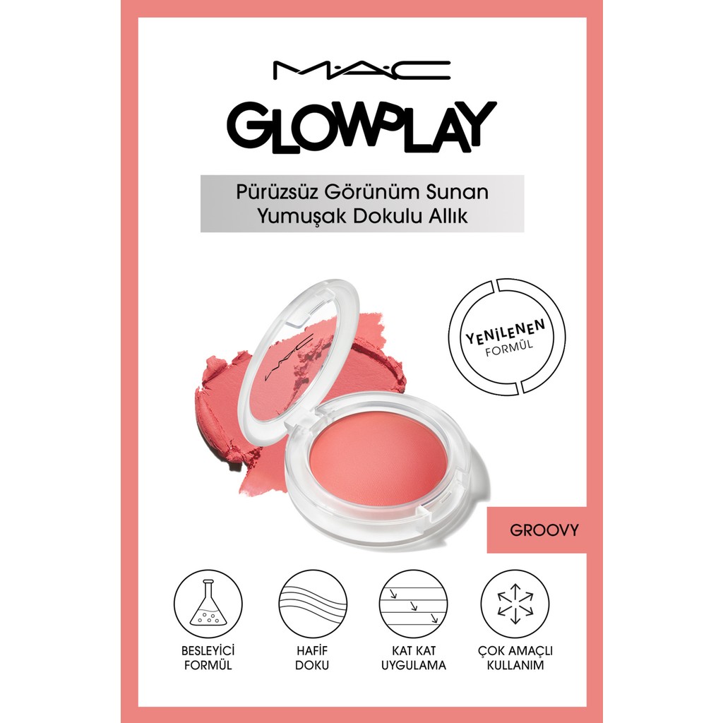 Mac Glow Play Yumuşak Dokulu Allık-groovy - GROOVY Allık Fiyatı