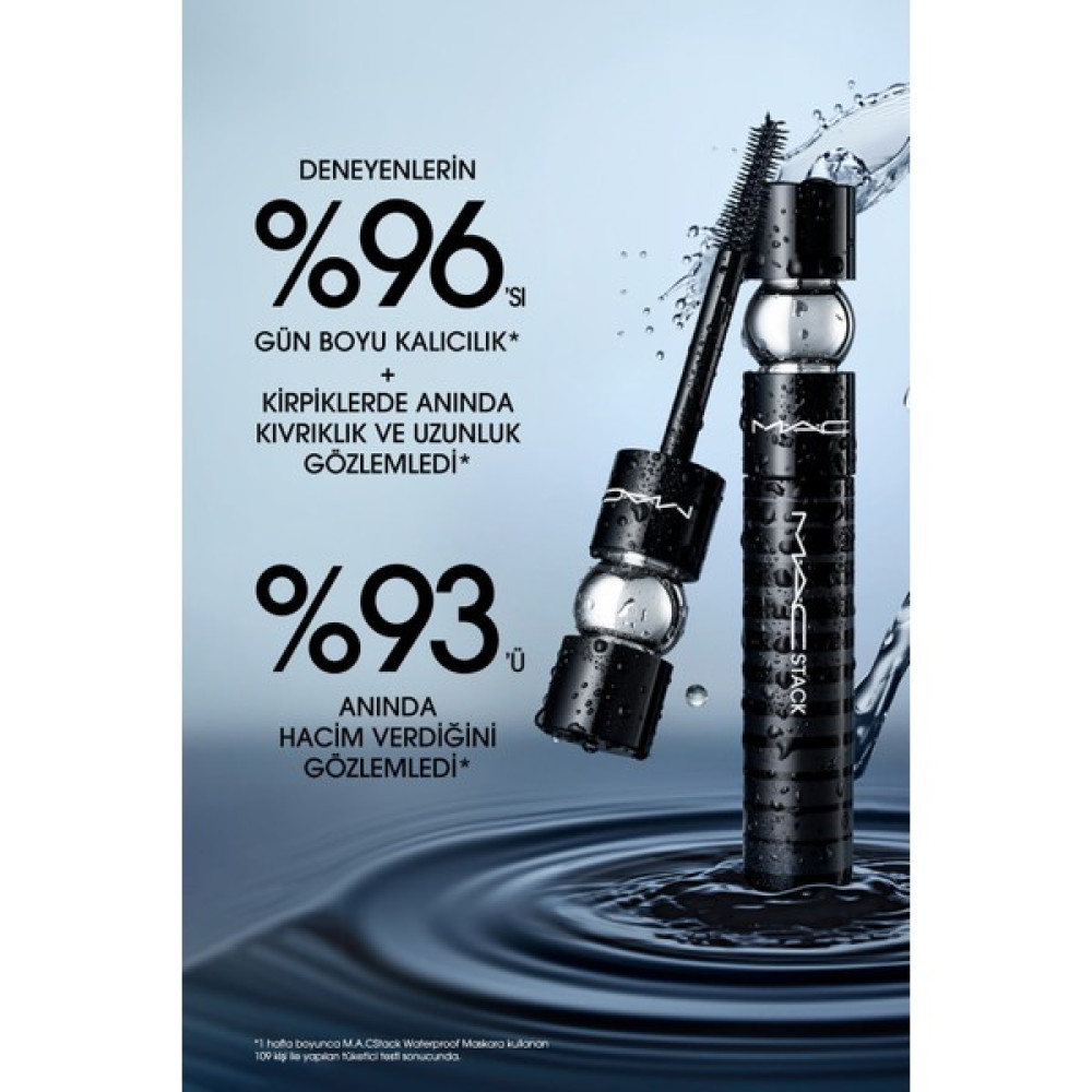 Mac M·a·cstack Waterproof Suya Dayanıklı Maskara - Black Stack - 12 ml Rimeller / Maskaralar Fiyatı