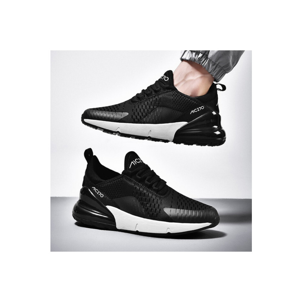 MAC MERO Unisex Hafif Günlük Yürüyüş Koşu Siyah - Beyaz Air File Sneaker Spor Ayakkabı Aıc 270 43 Beden Spor Ayakkabı Fiyatı