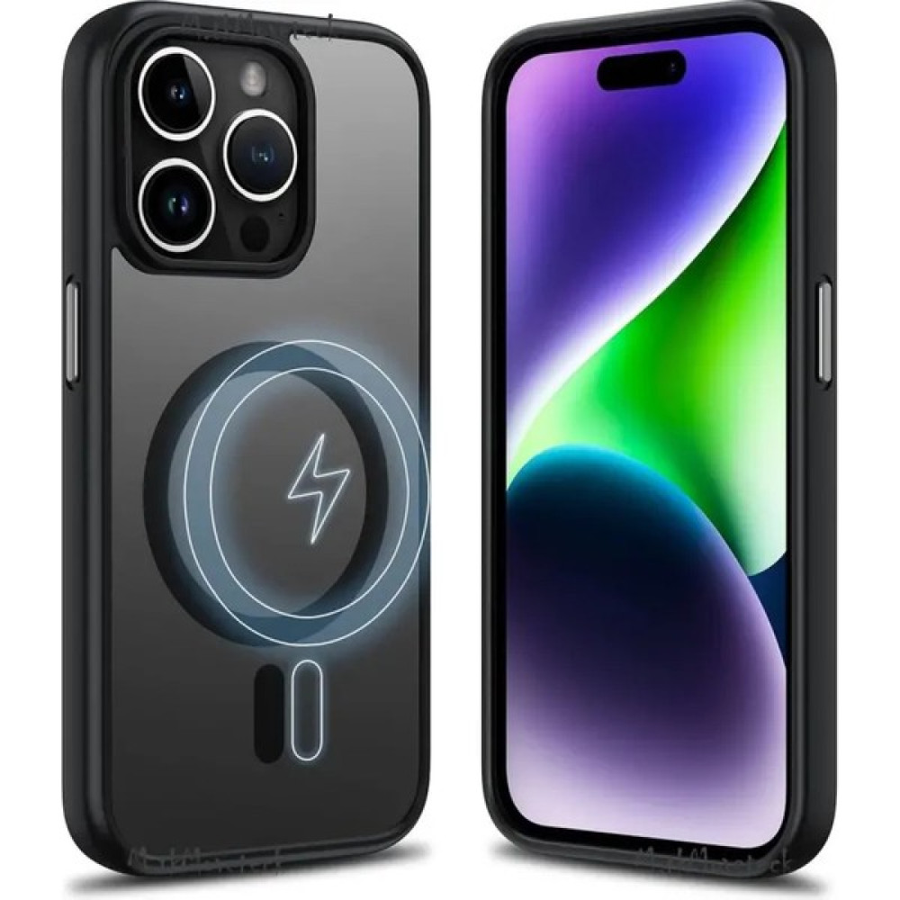 Mac Mtk Moveteck Apple İphone 15 Pro Max Koruyucu Kılıf Mat Magsafe Kablosuz Şarj Destek Sensörü Düğmesi Yumuşak Mat Kenar Buzlu Çerçeve Darbeye Da... Cep Telefonu Kılıfı Fiyatı