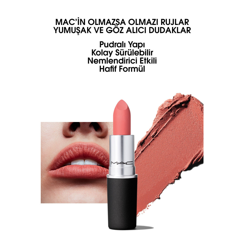M.A.C Powder Kiss Ruj - Mull It Over 773602522057 Rujlar & Dudak Parlatıcıları Fiyatı