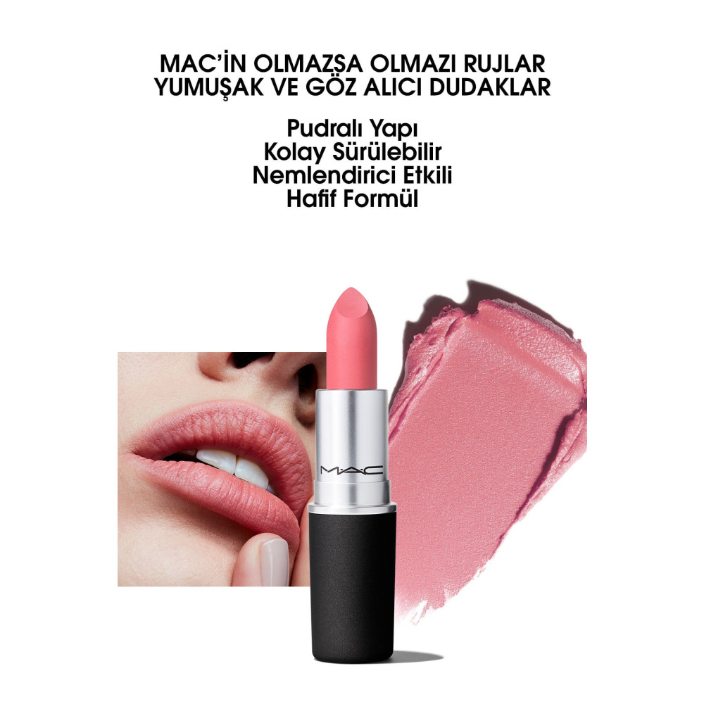 M.A.C Powder Kiss Ruj - Sultriness 773602426881 Rujlar & Dudak Parlatıcıları Fiyatı