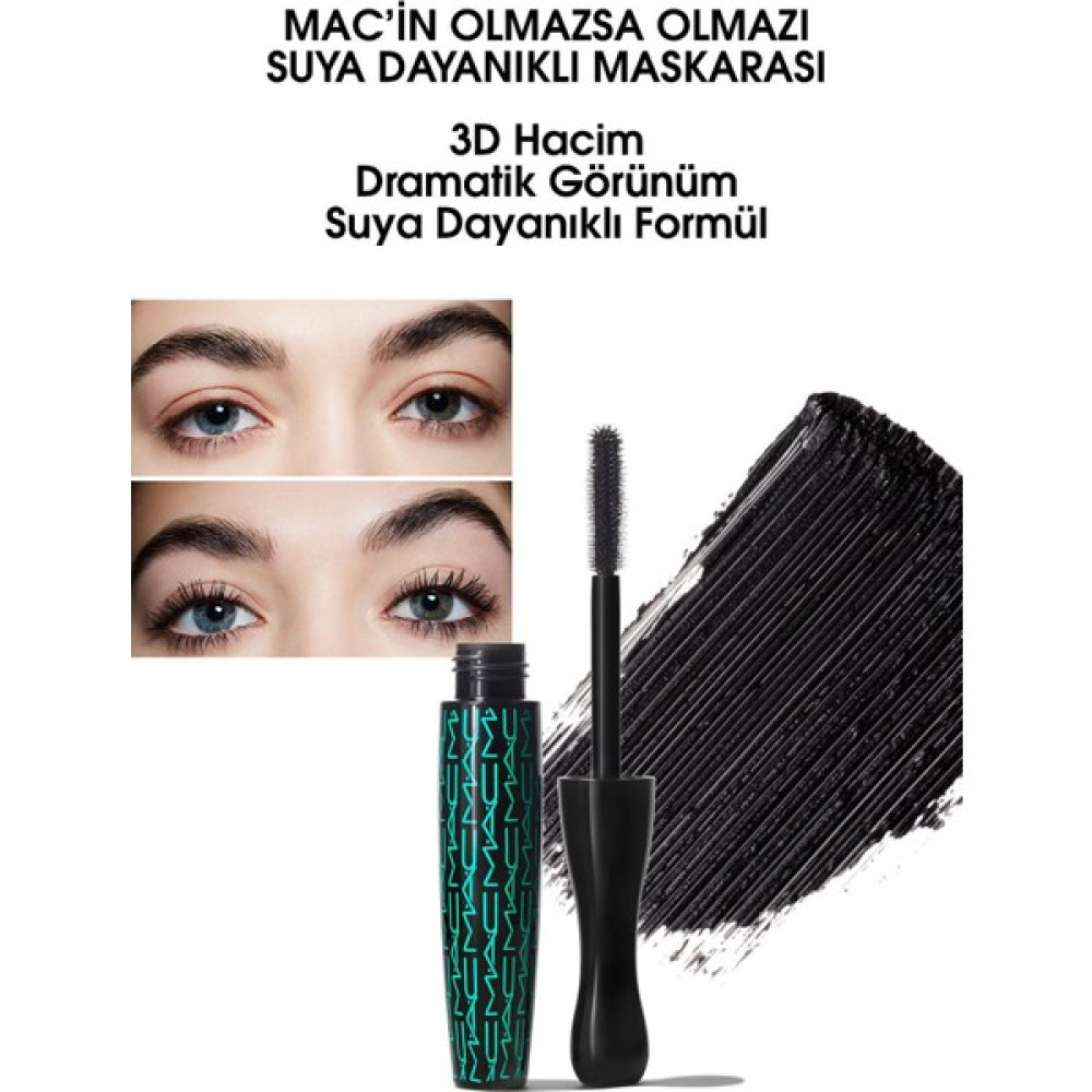 Mac Siyah Maskara - In Extreme Dimension Waterproof Mascara Dimensional Black 13 g Rimeller / Maskaralar Fiyatı
