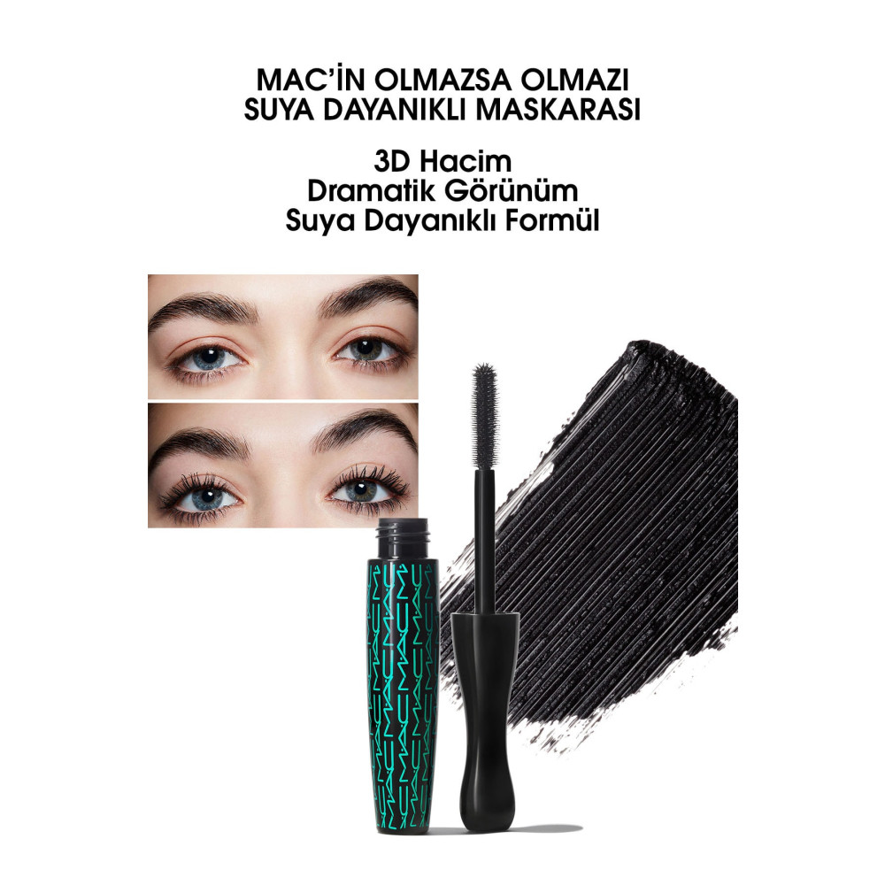 M.A.C Siyah Maskara - In Extreme Dimension Waterproof Mascara Dimensional Black 13 g 773602332793 Rimeller / Maskaralar Fiyatı