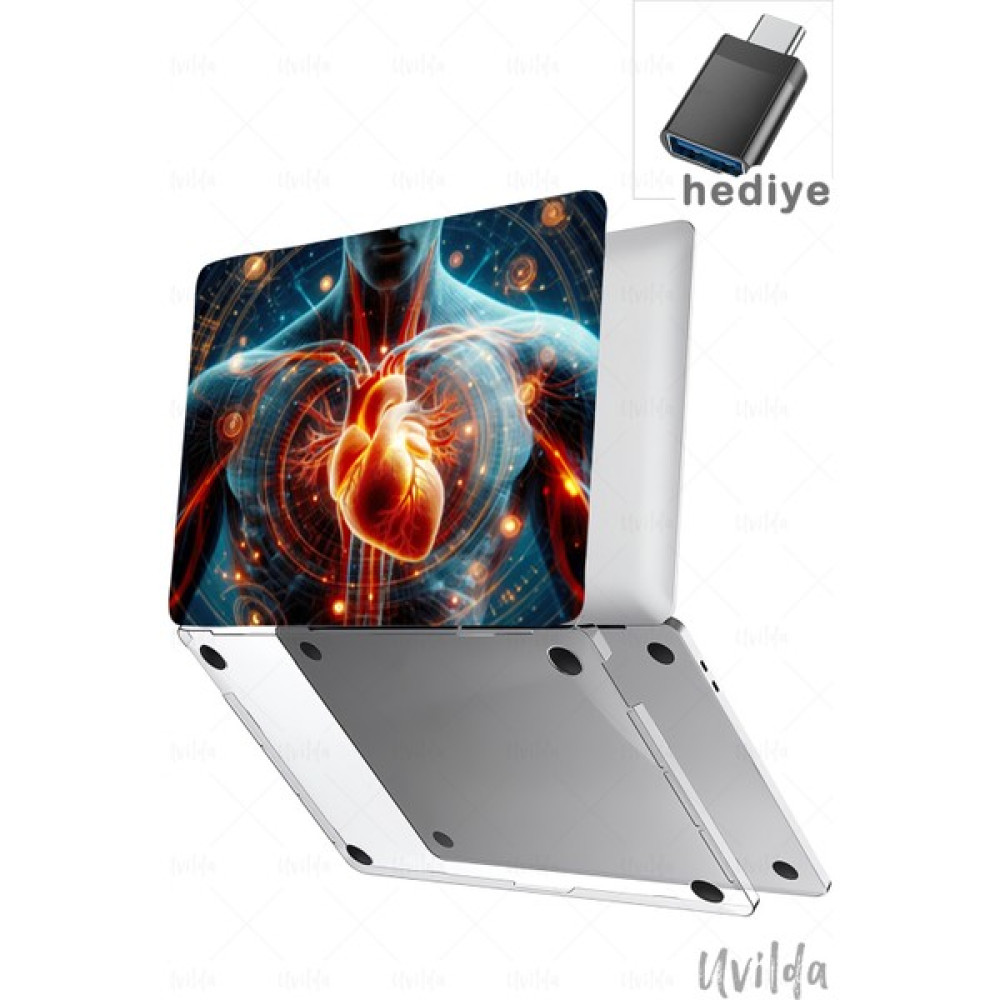MacBook Air 15 A3114 A2941 Uyumlu Nefes-8 Msoft Uv Kapak Anatomi ve Kalp Oto Boyaları Fiyatı