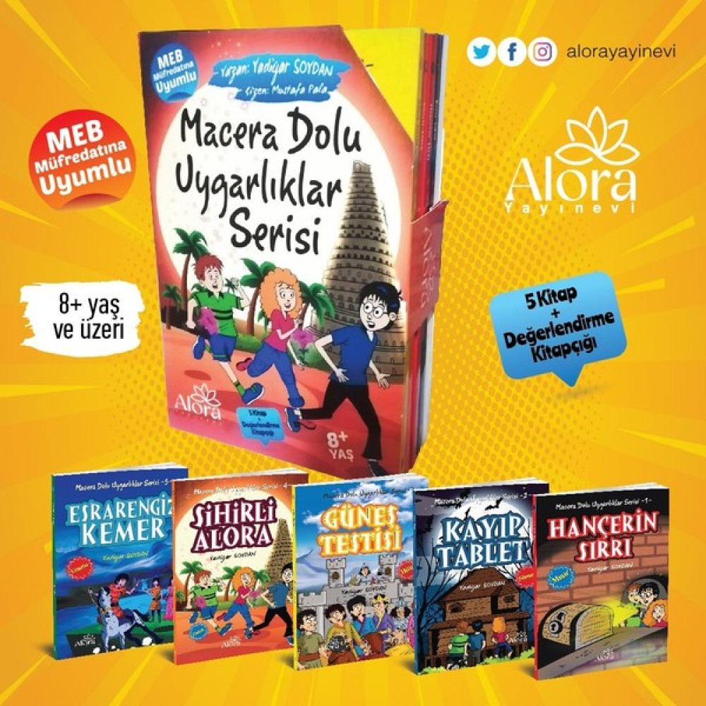Macera Dolu Uygarlıklar-Üç Kafadarın Macerası (9 Yaş) 5 Kitap Değerlendirmekitabı Çocuk Masal Fiyatı