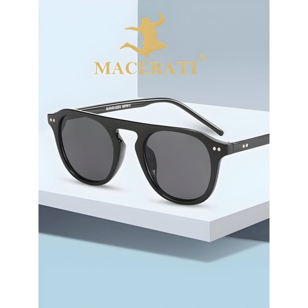 Macerati Vintage Huge Siyah Güneş Gözlüğü Unisex Güneş Gözlükleri Fiyatı