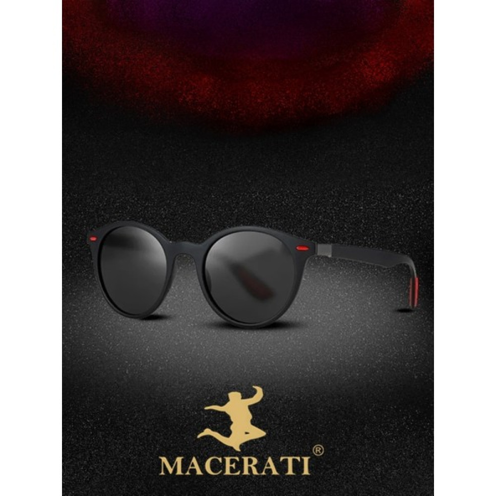 Macerati Vintage Oval Siyah Güneş Gözlüğü Unisex Güneş Gözlükleri Fiyatı