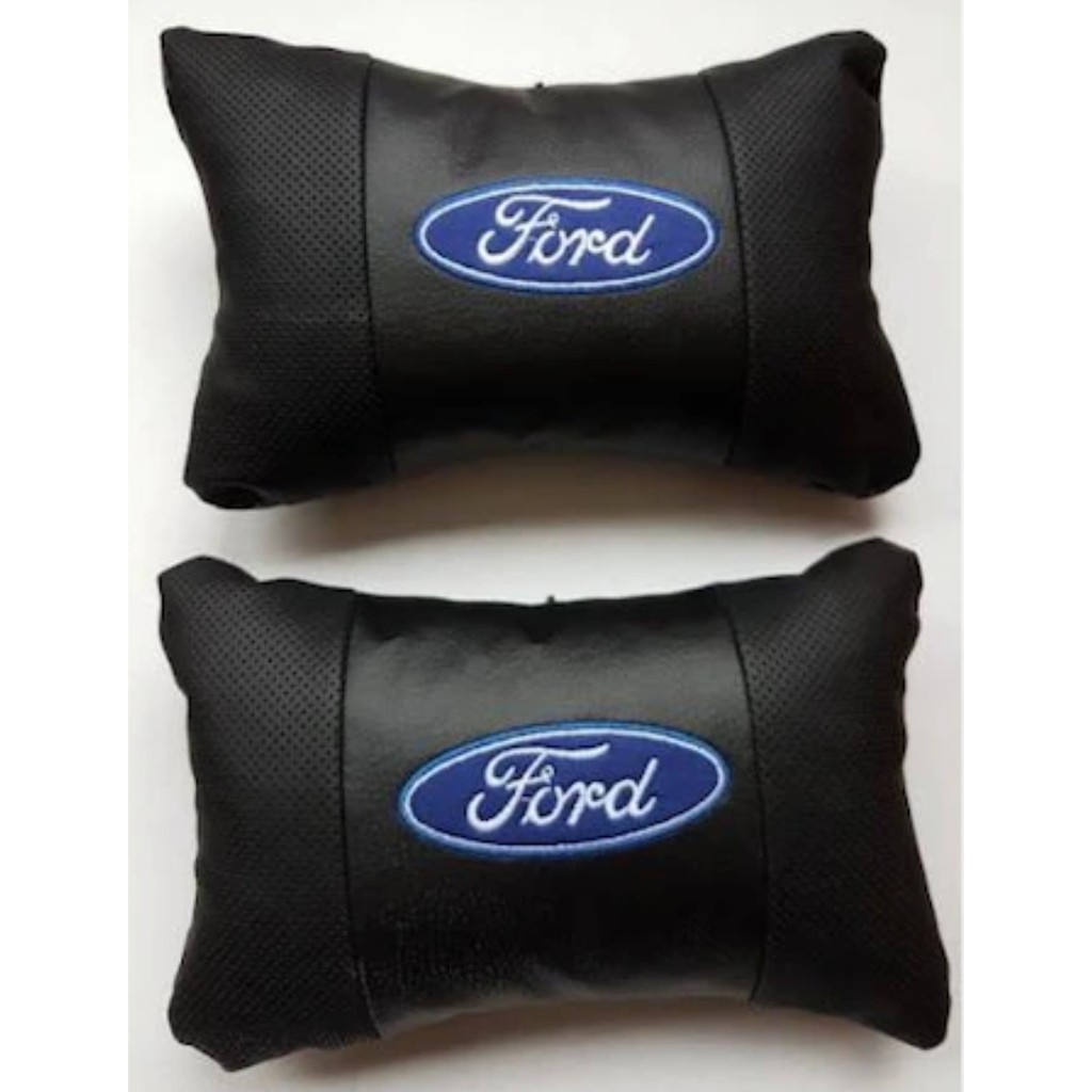 Macha Ford Deri Nakışlı Oto Başlık Boyun Yastığı İki Adet Diğer Fiyatı