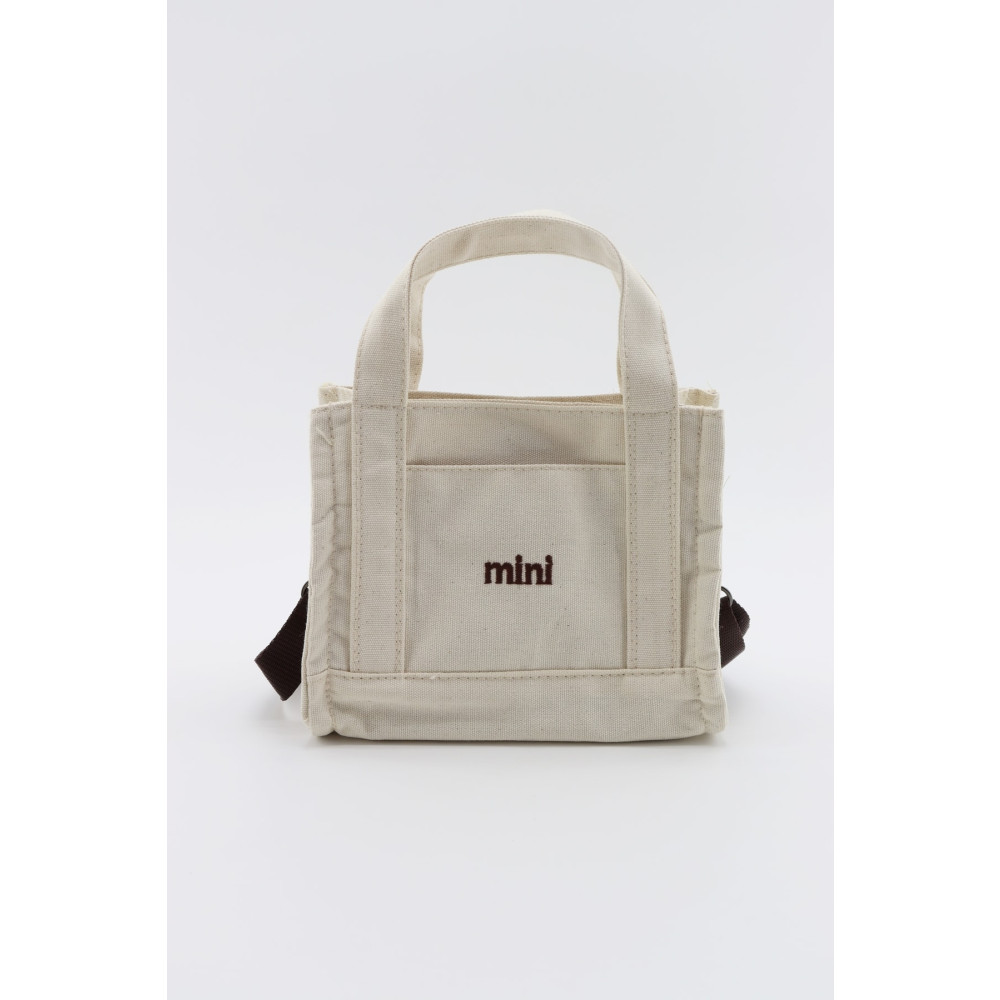 macharelbasic Mini Yazılı Kanvas Kumaş Astarlı Çapraz Mini Boy Omuz Ve El Çantası Kahve Askılı Unisex Çanta & Cüzdan ve Seyahat Çantaları Fiyatı