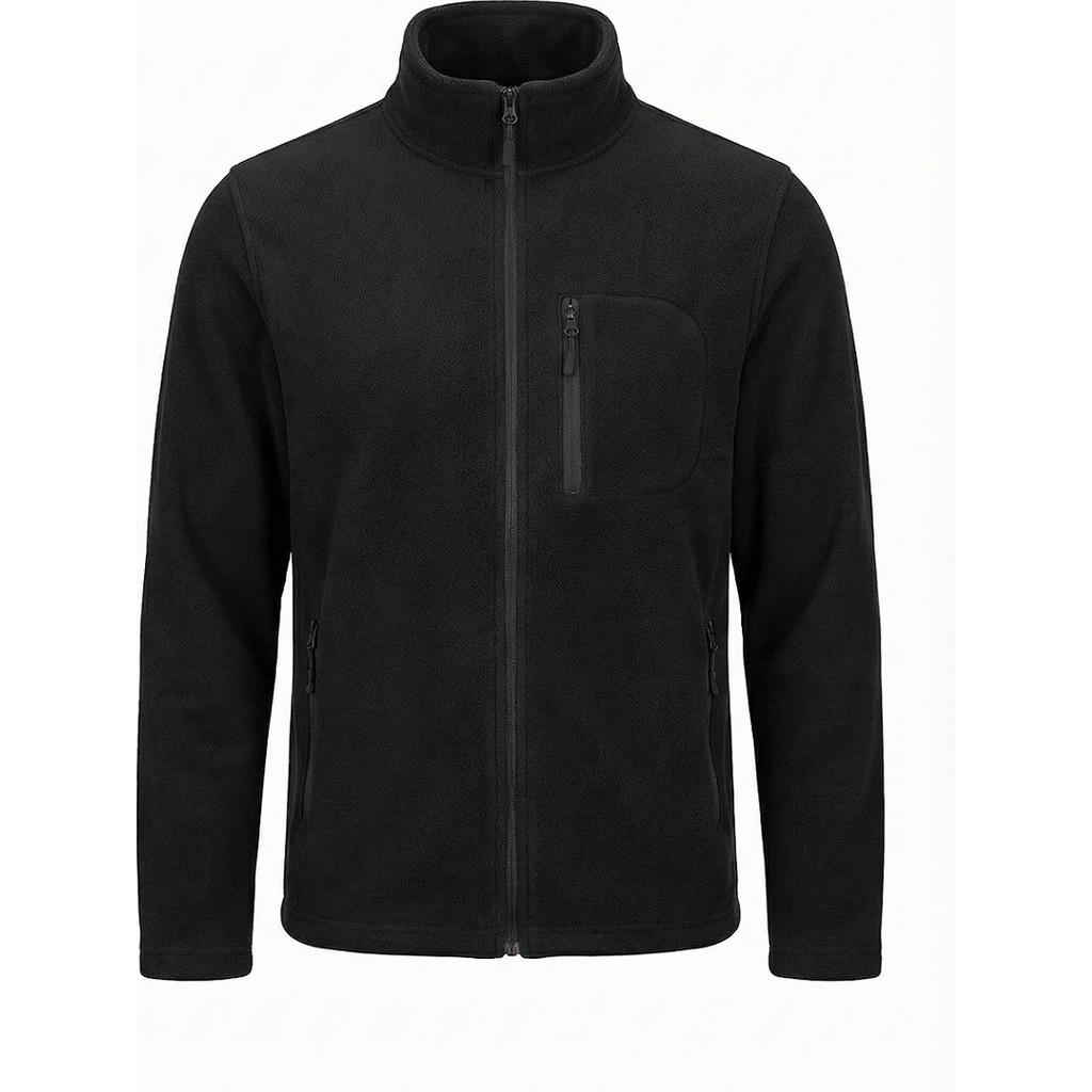 Machi Unisex Siyah Tam Fermuarlı 3 Cepli Yumuşak Polar Ceket Giyim & İç Giyim Fiyatı