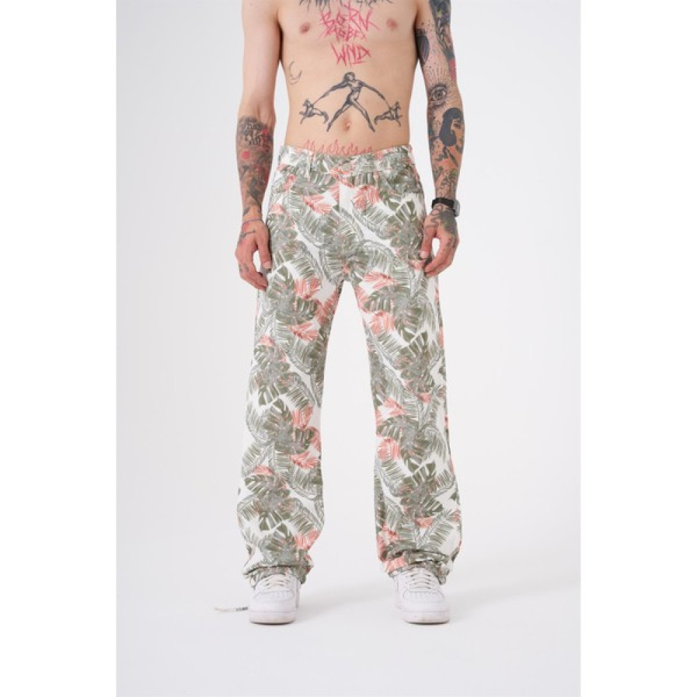 Machinist Baggy Baskılı Jean Pantolon Palm Erkek Jeans / Kot Pantolon Fiyatı