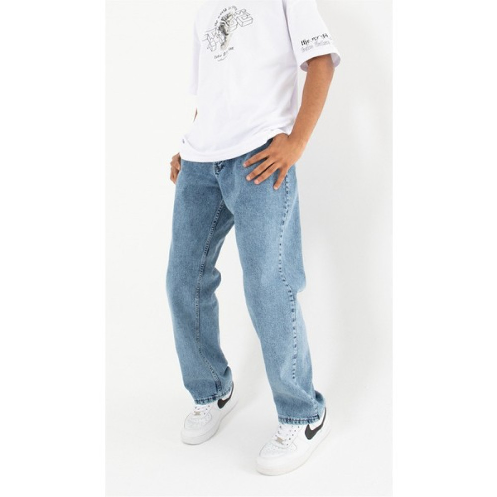Machinist Clothing Baggy Relaxed Jean Asit Mavi Pantolon Erkek Jeans / Kot Pantolon Fiyatı