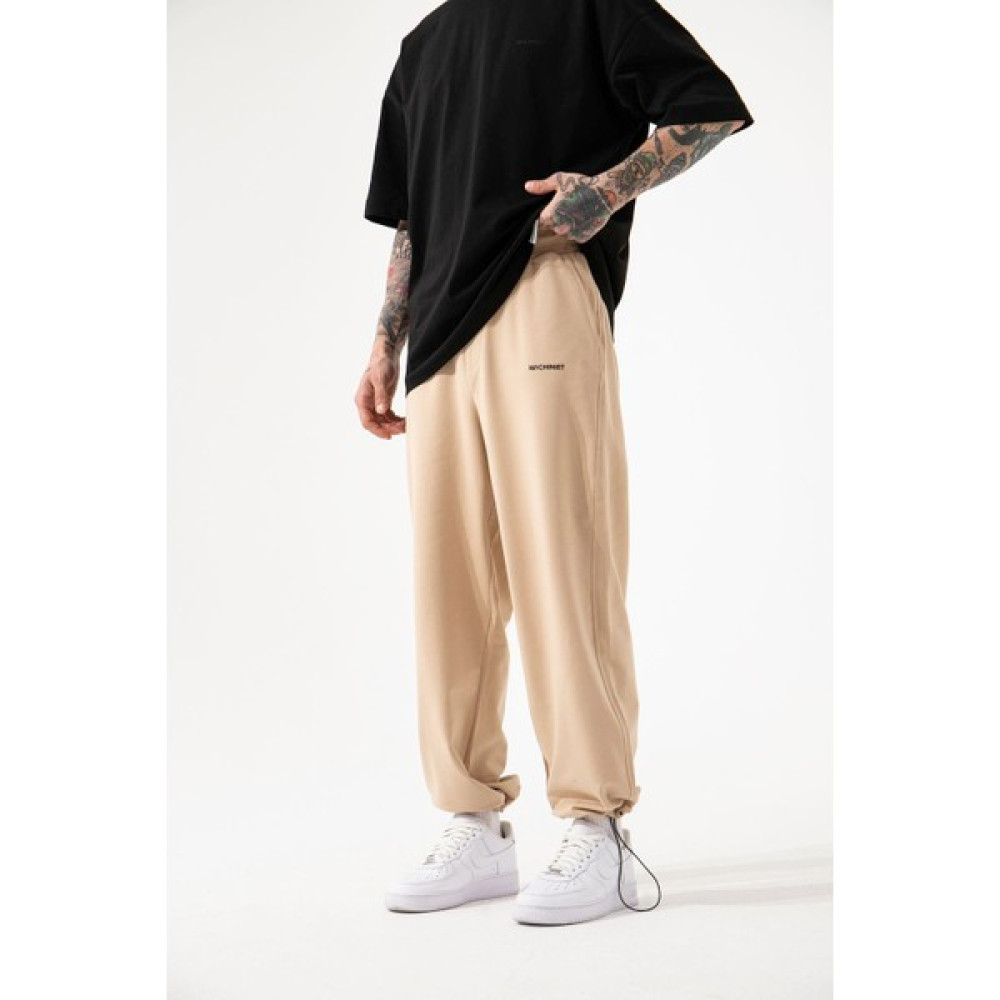 Machinist Oversıze Basıc Baggy Eşofman Altı Camel Erkek Eşofman Fiyatı