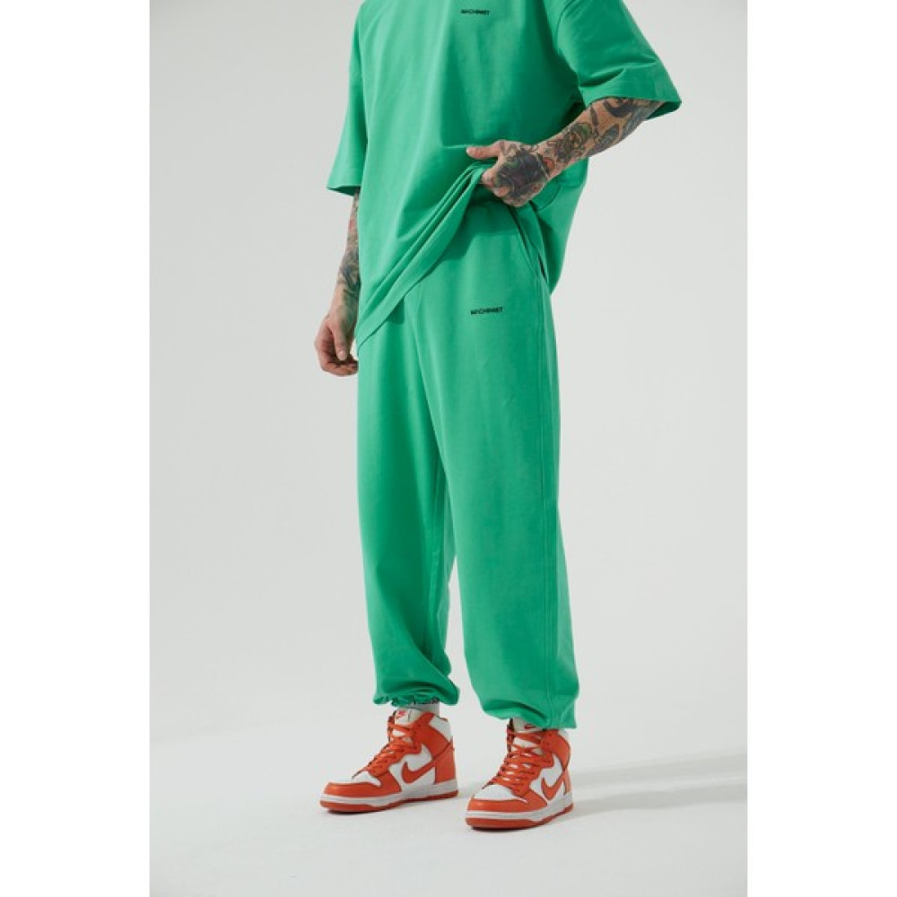 Machinist Oversıze Basıc Baggy Eşofman Altı Yeşil Erkek Eşofman Fiyatı