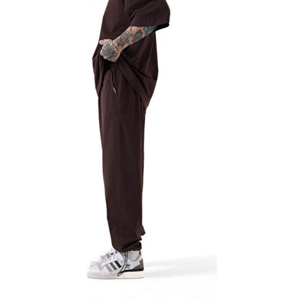Machinist Premium Oversize Baggy Paça Lastikli Pantolon Kahve Erkek Jeans / Kot Pantolon Fiyatı